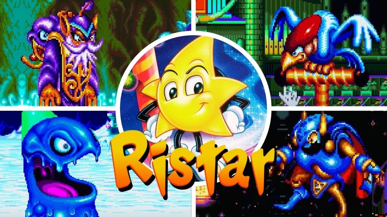 Ristar - All Bosses (No Damage) + Ending // Sega Genesis - Mega Drive