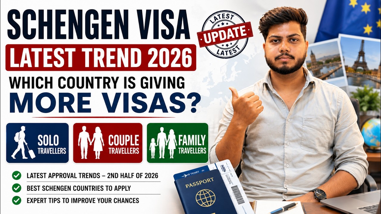 Schengen Visa Latest Trend 2026 | Latest Visa Trends for Indian Applicants!