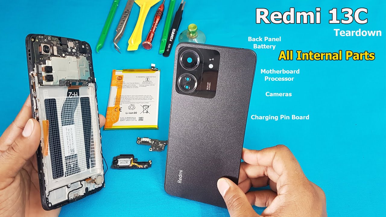 Redmi 13C Teardown | Redmi 13C Disassembly | All Internal Parts of Redmi13C