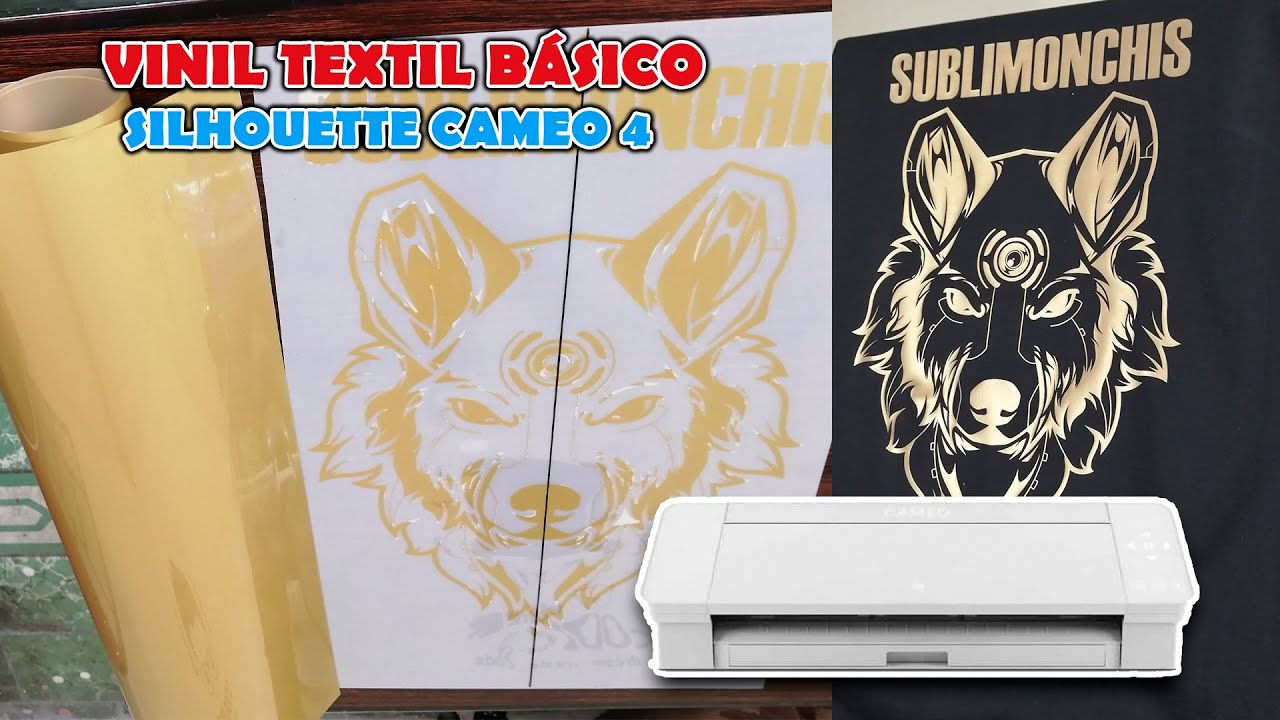 Vinil Textil Basico en Silhouette Cameo 4 - [ Tutorial Super Completo ]