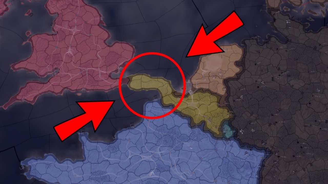 What If Britain Was Connected To Europe (HOI4-Timelapse)