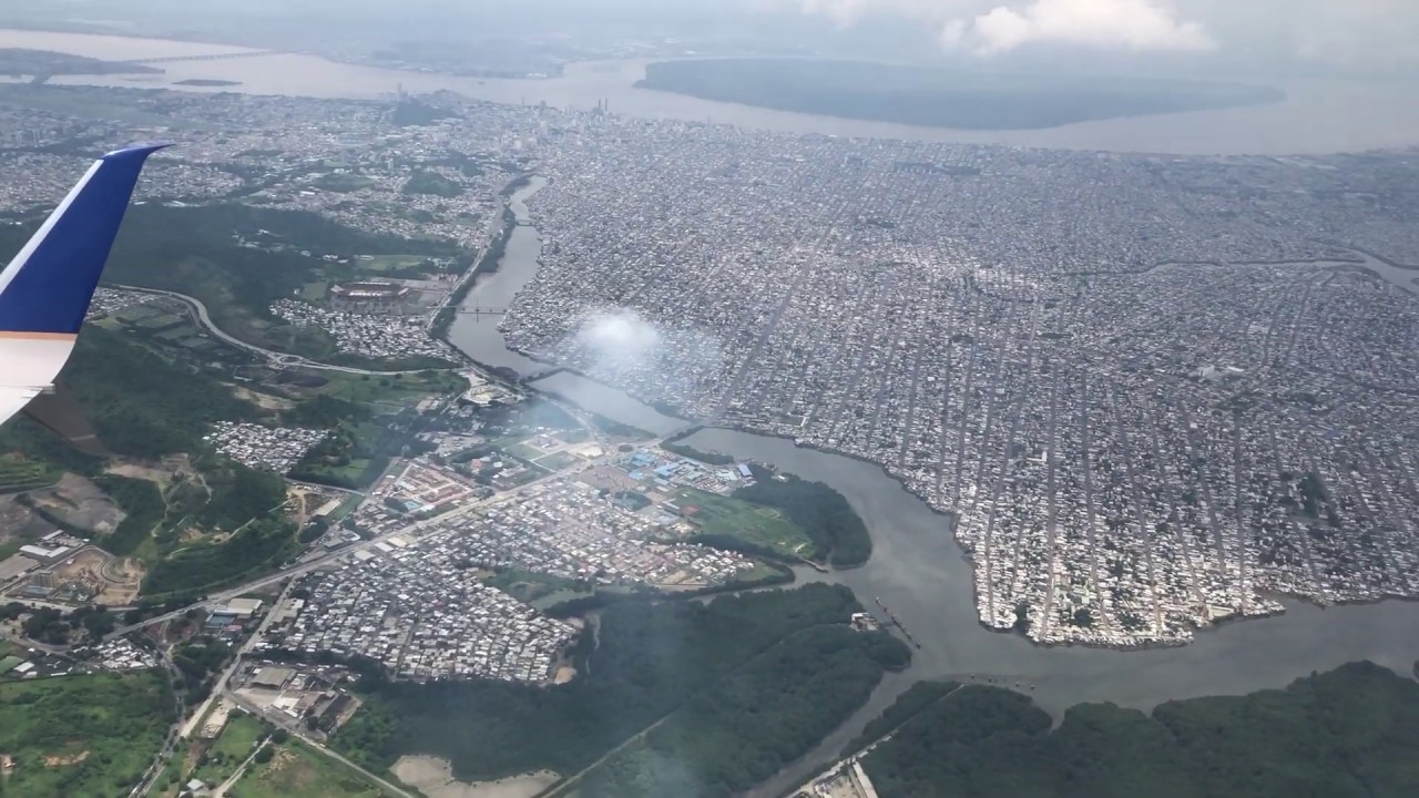 Despegue del aeropuerto Internacional José Joaquín de Olmedo, Guayaquil, COPA, 737