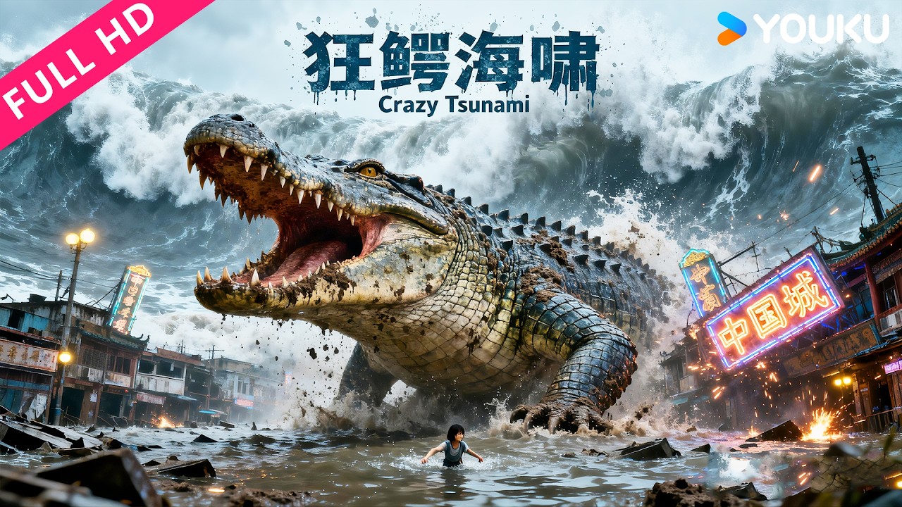 ENGSUB【狂鳄海啸 Crazy Tsunami】海啸爆发巨鳄出笼，人类末世降临！| 冒险/灾难 | YOUKU MOVIE | 优酷电影