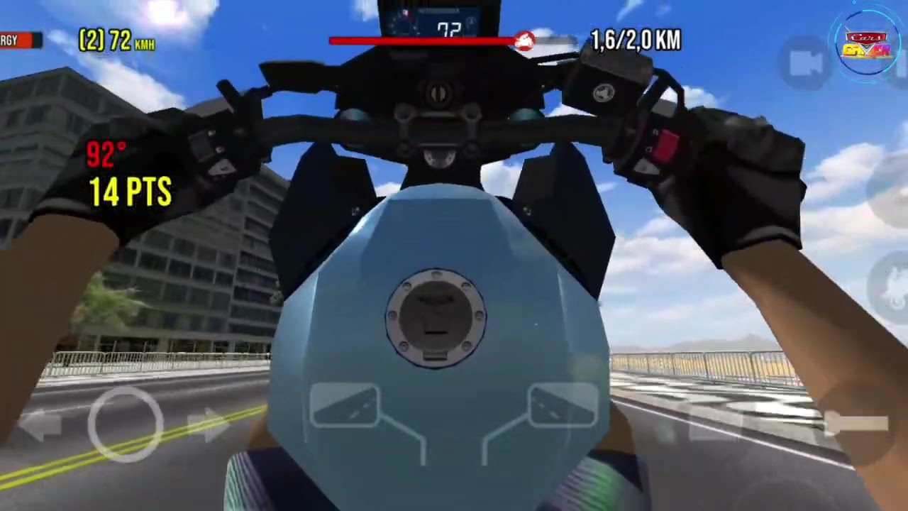 Extreme Highway Traffic Bike Race  