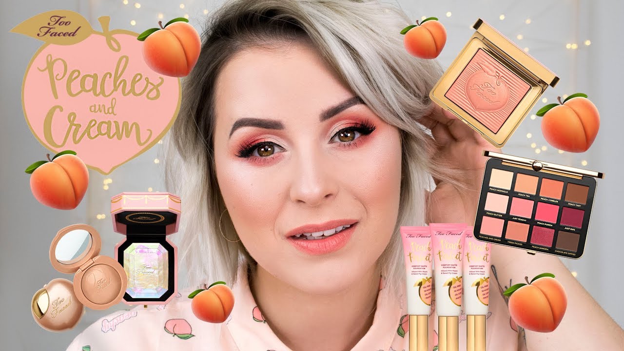 !!! BEZ ŚCIEMY !!! 🍑 Too Faced PEACHES and CREAM Collection 🍑 TEST TRWAŁOŚCI !!!