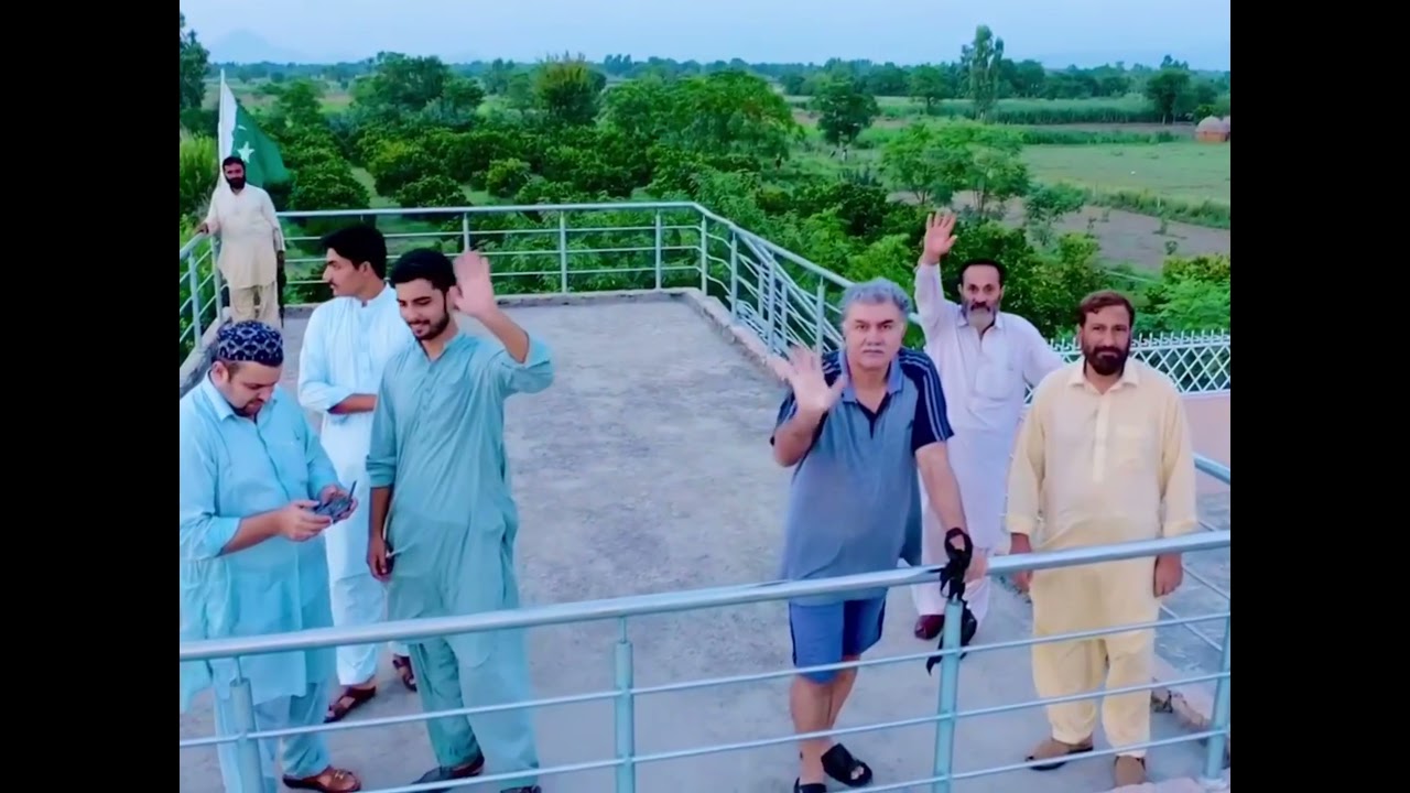 Abaseen Zarobi Drone View.                                  The Beautiful Village In Swabi (KP)