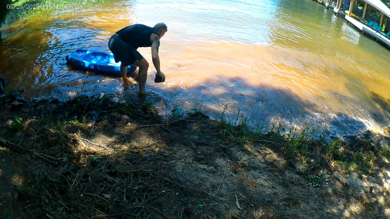 Build mini jetty at the lake. (Lake Chores 15).