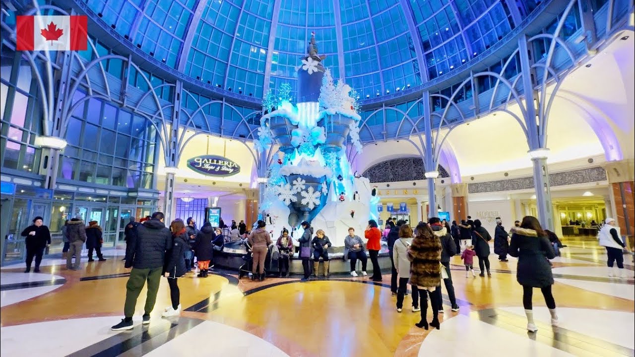 Inside of Niagara Falls Fallsview Casino and Galleria Shopping Centre 🇨🇦 CANADA