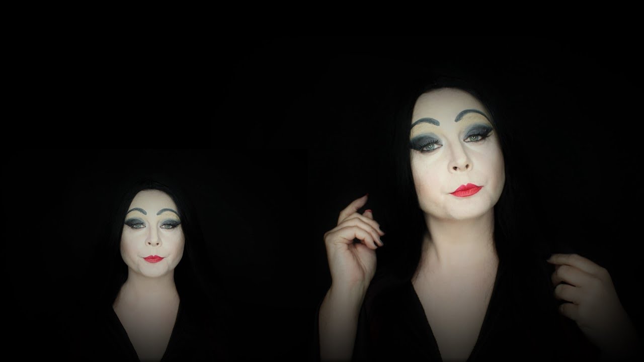 Morticia Addams- Easy Makeup Tutorial!! 31 DAYS OF HALLOWEEN | Nicole Chantell