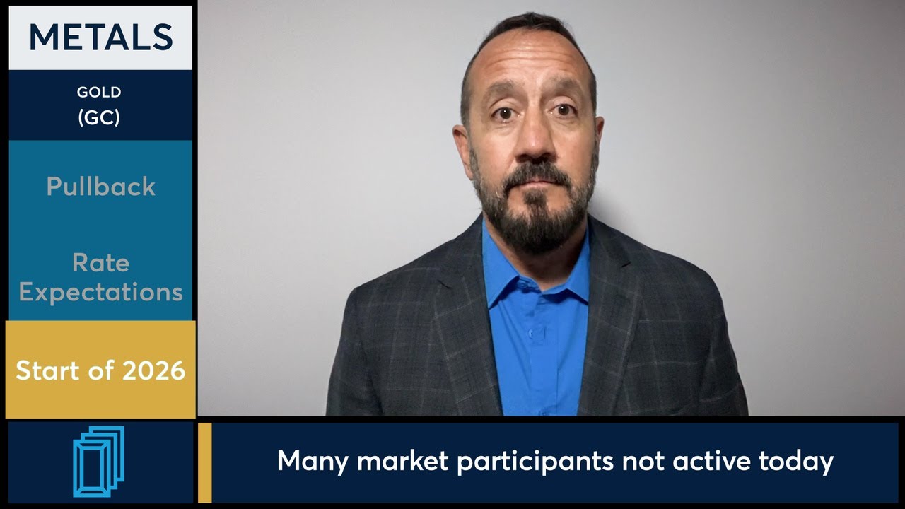 Gold futures reversed gains as rate cut expectations faded. 1/2/26