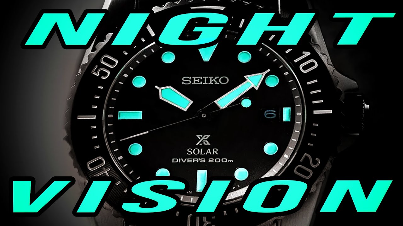 НОВАЯ формула люминофора от SEIKO? SNE587 НОЧНОЕ ВИДЕНИЕ