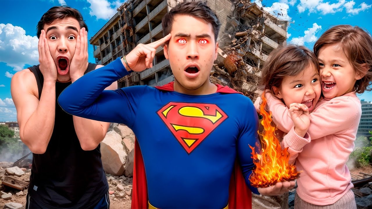 ЕЛЖАС СУПЕРМЕН 🦸 БОЛЫП КЕТКЕН БАА?😱🤯 МОЛЖАН МЕН ЕГІЗДЕРГЕ КӨМЕККЕ КЕЛДІІ💔 @molzhan @Orazzaliev 