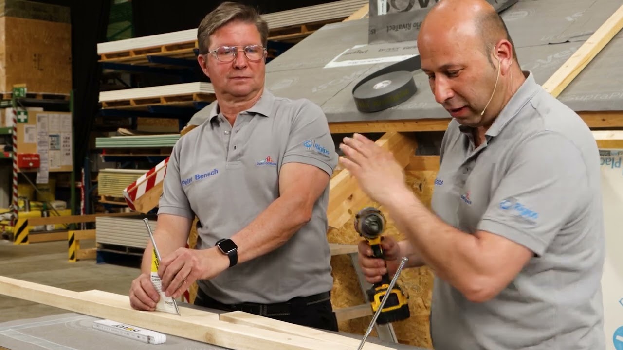 Konterlattung am Dach anbringen ✔ ISOVER live ★ Web TV für Handwerker