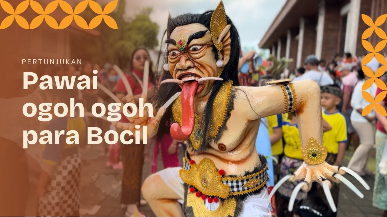 Pawai ogoh ogoh TK || perkumpulan para Bocil