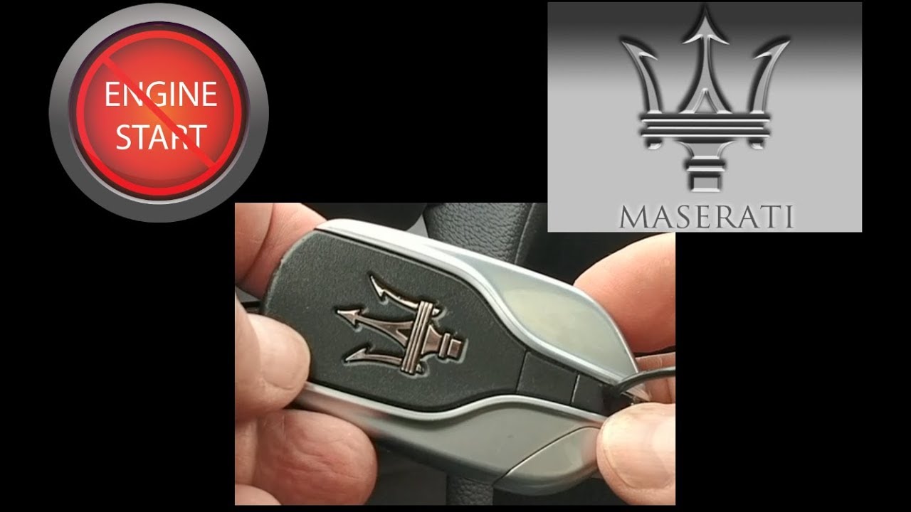 Replace the battery in a late model Maserati key fob, through 2023.