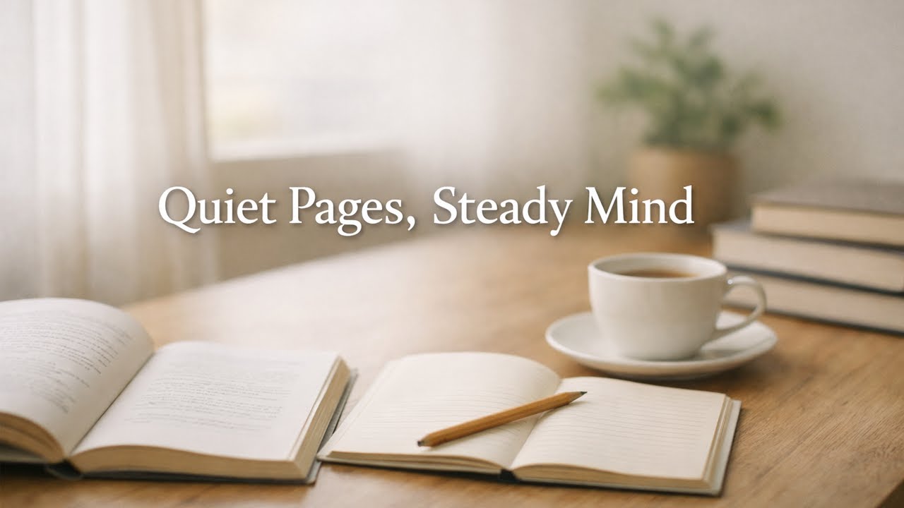 Quiet Pages, Steady Mind | 집중을 위한 배경음악