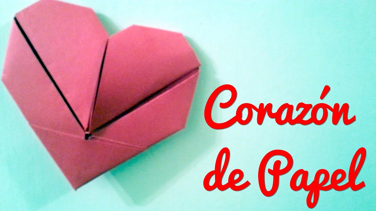 Corazon De Papel Origami | Manualidades Para Regalar