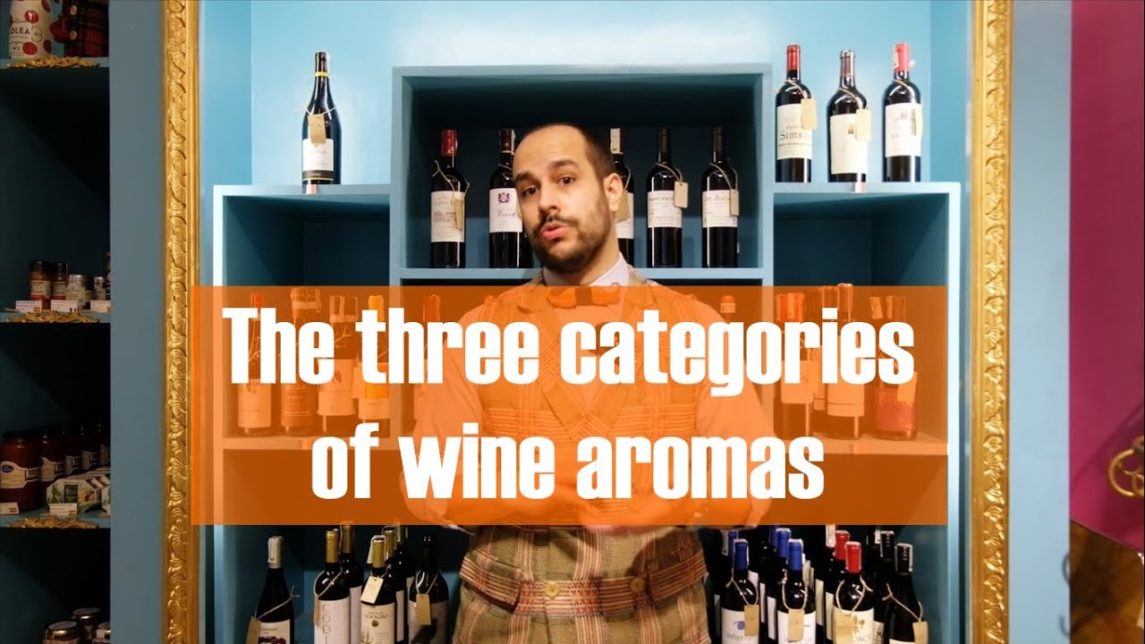The three categories of wine aromas
