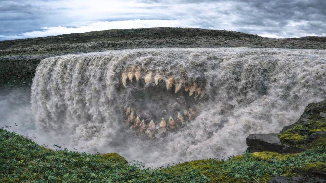 La chute d'eau la plus puissante d'Europe est en Islande