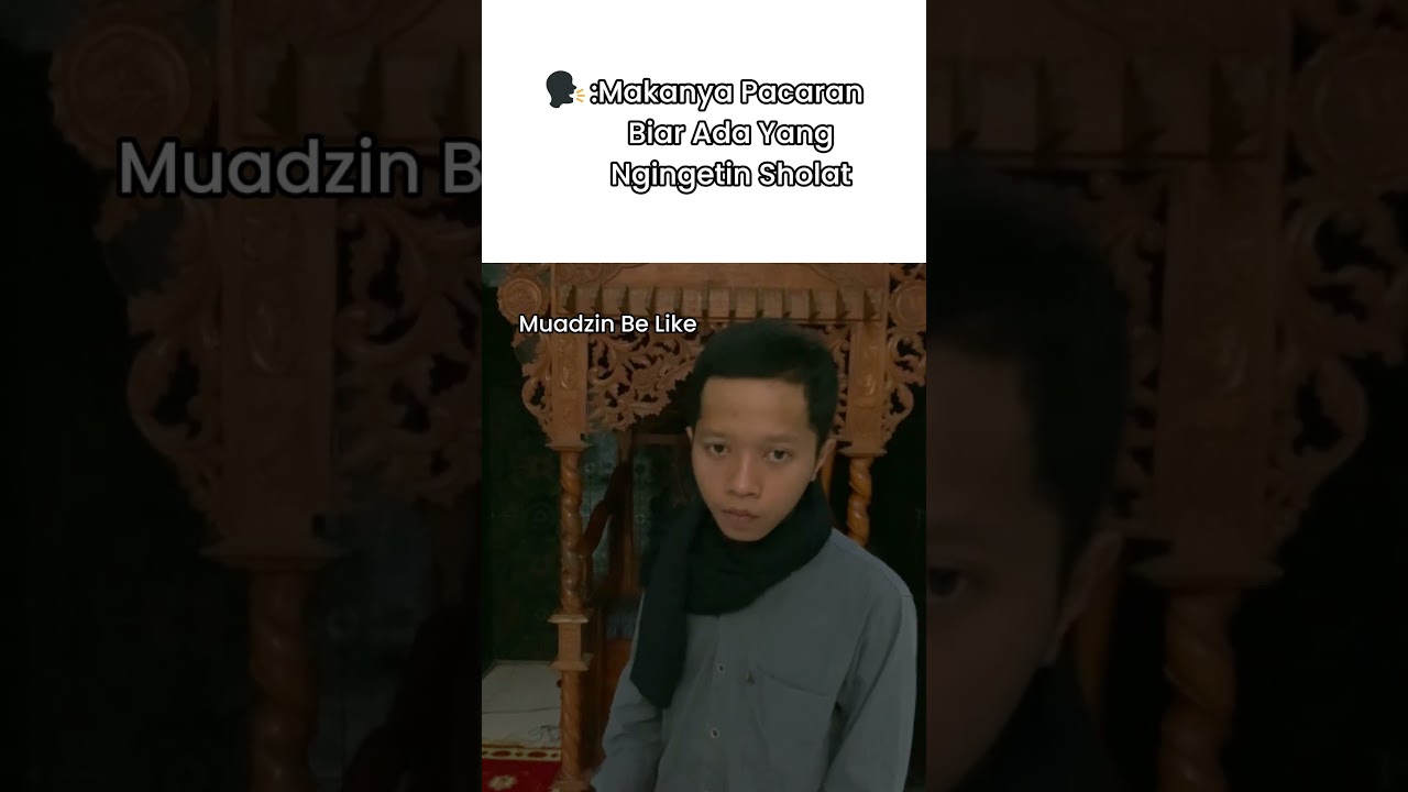 Muadzin Be Like #kyaisyarifuddin#pondoksyarifuddin #santrisyarif #