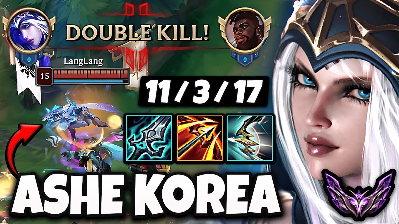 Ashe vs Varus [ ADC ] Lol Korea Master Patch 14.3 ✅
