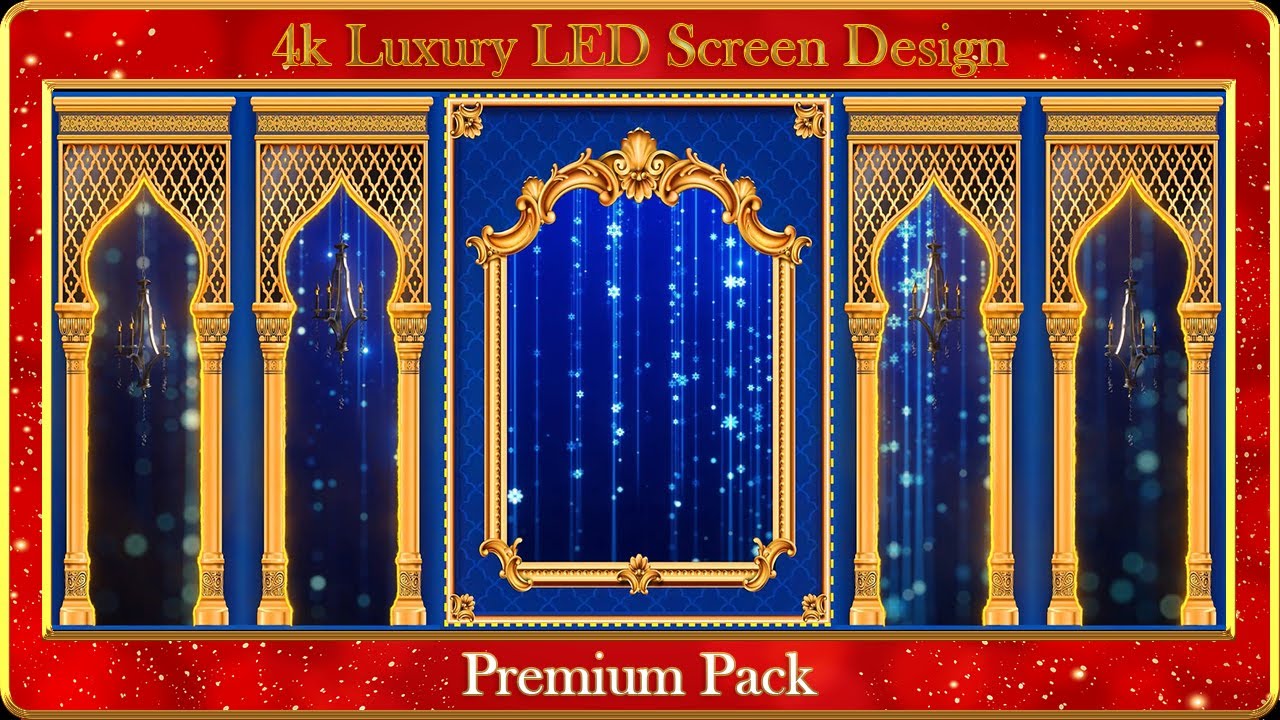4k Luxury Design Pack-8  | 4K Luxury Graphic | LED Wall Mapping | VFX Vishal #vjloops #graphic