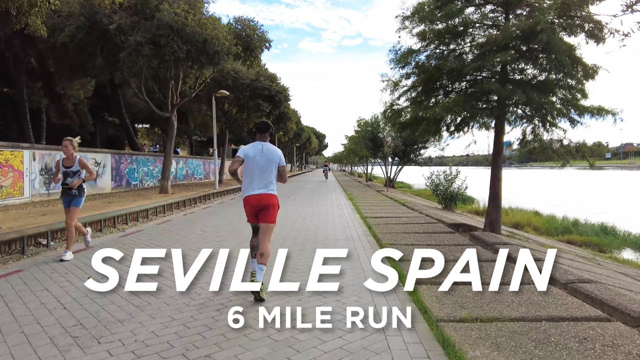 Seville Virtual Run in Spain (6 Miles) | 4K