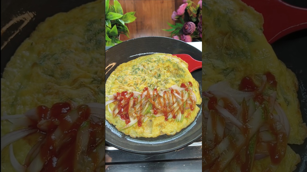 Easy healthy egg paratha...... #cooking #eggs #ttending