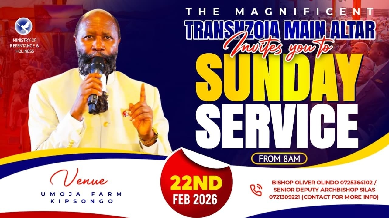 THE MAGNIFICENT TRANSNZOIA MAIN ALTAR || SUNDAY SERVICE || 22-02-2026