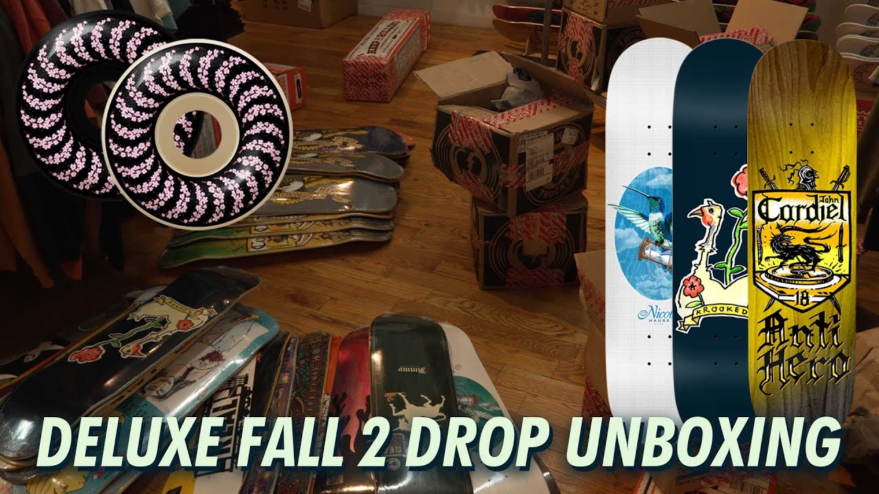 Deluxe Distribution Fall 2 Drop 'Unboxing' at Southside Skatepark