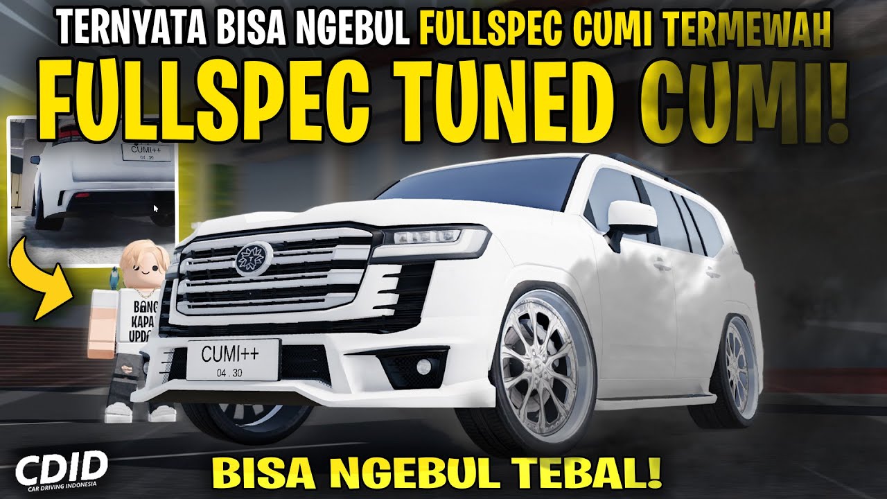 BIKIN LAND CRUISER TUNED FULLSPEC DIESEL CUMI NGEBUL CDID UPDATE V2.0 - Car Driving Indonesia Roblox