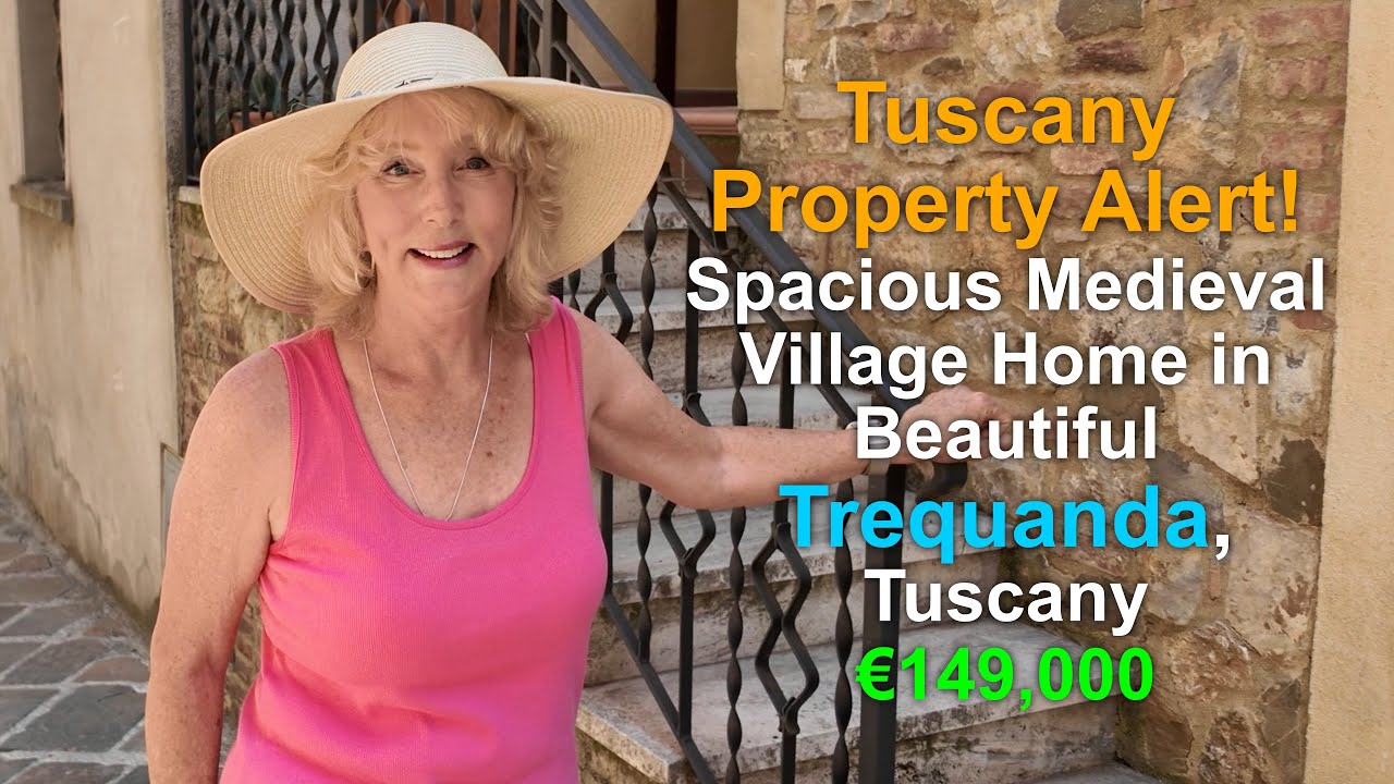 Tuscany Property Alert!  Spacious Medieval Village Home in Beautiful Trequanda, Tuscany - €149,000