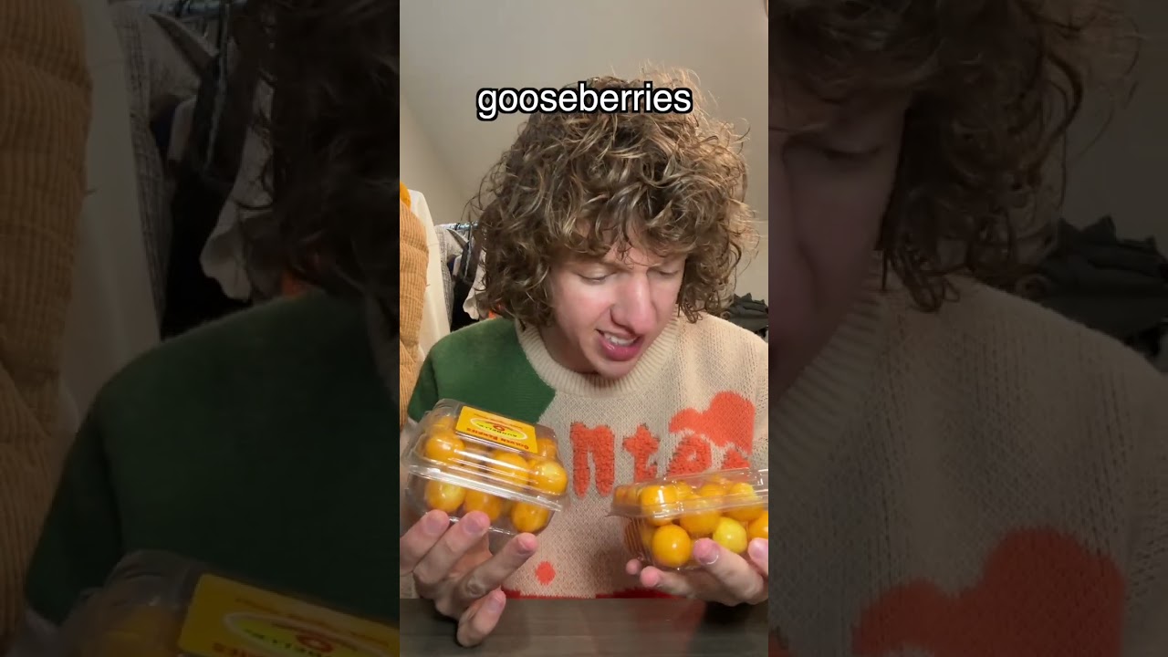 TRYING GOLDEN BERRIES #shorts