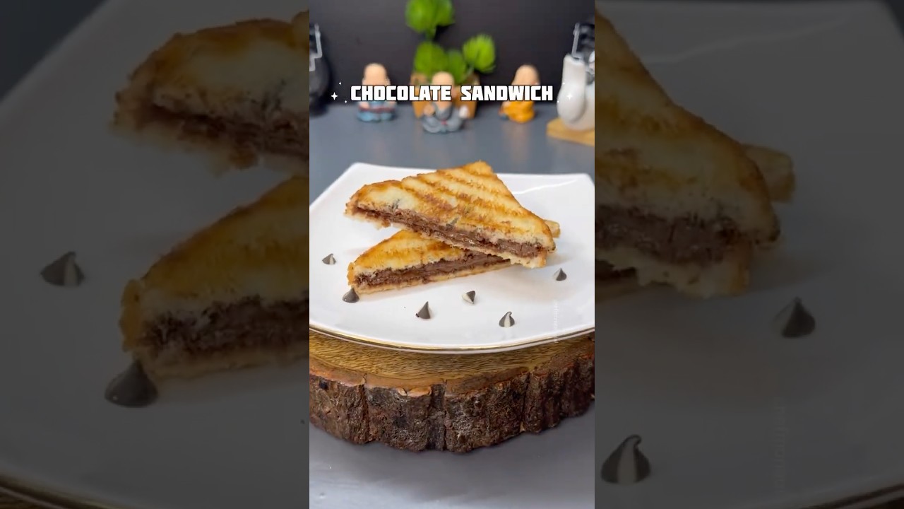 Trending Chocolate Bread Sandwich 😍
