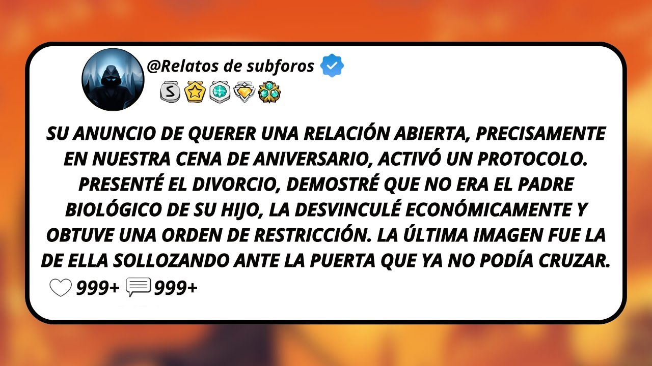 Su Anuncio De Querer Una Relación Abierta, Precisamente En Nuestra Cena De Aniversario, Activó Un...