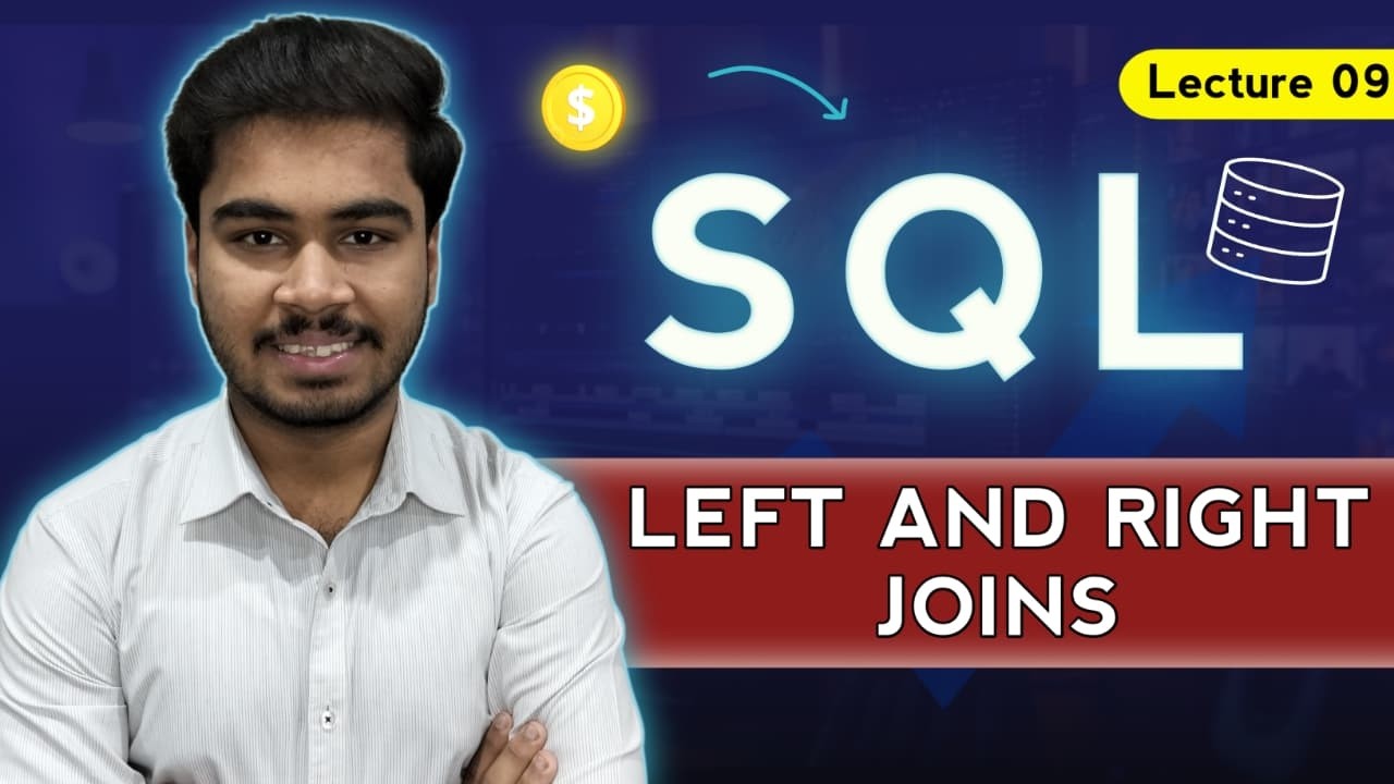 Left and Right Joins in MYSQL| SQL Complete Course | Lecture 9 | Ammar Code Studio