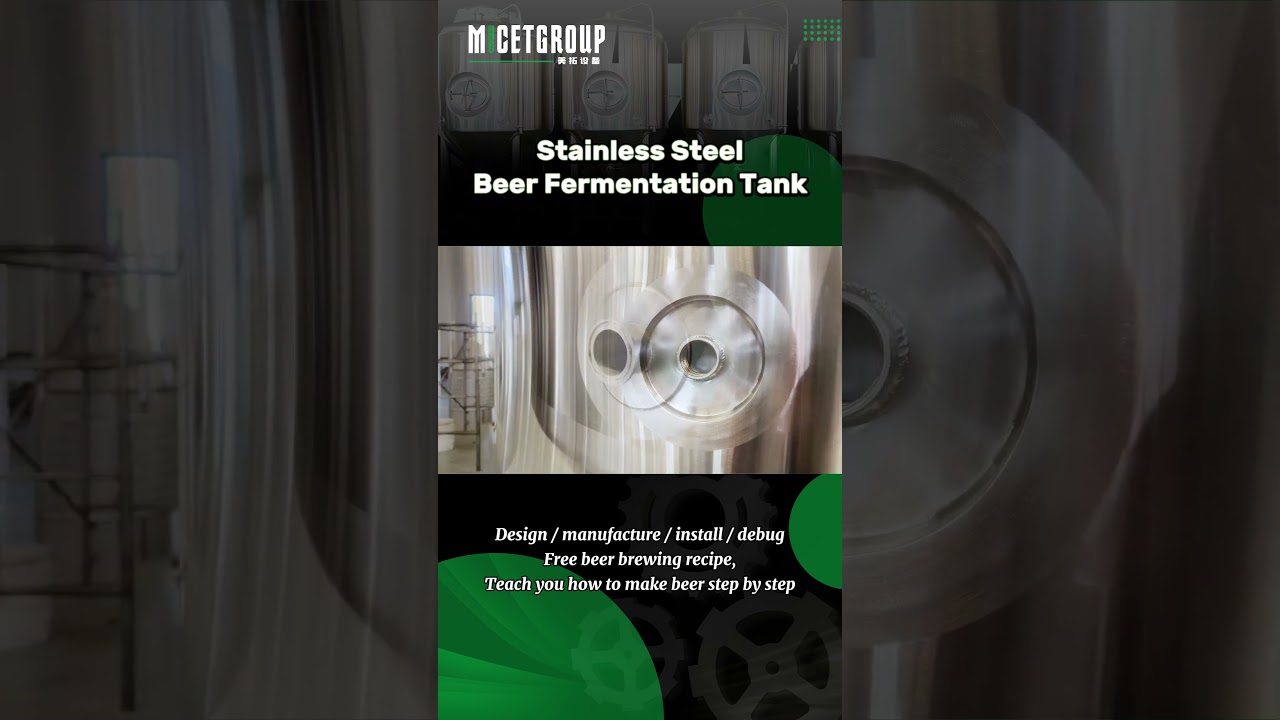 Stainless steel fermentation tanks improve brewing efficiency in small batch production