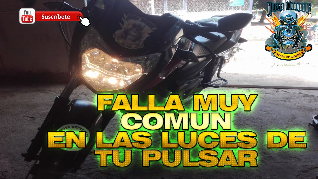 Falla de luces en el interruptor de batería // pulsar 135
