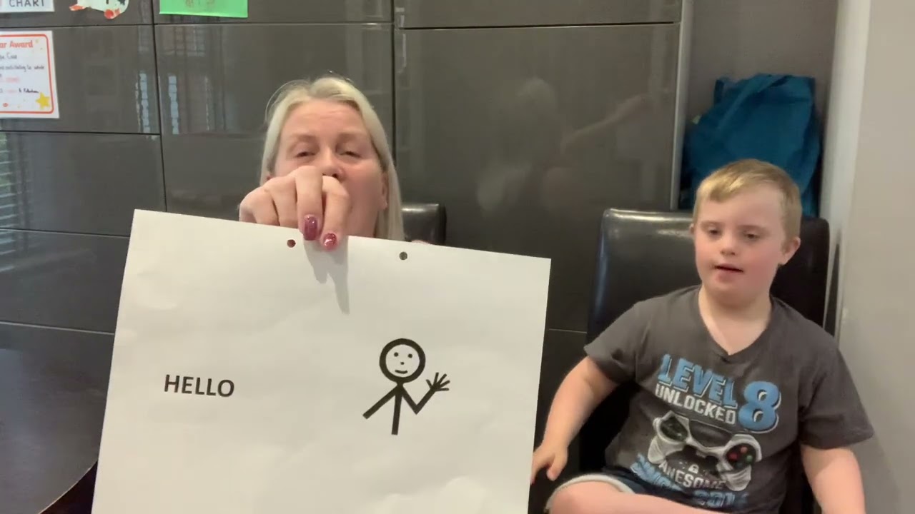 Makaton for &lsquo;HELLO&rsquo; 👋🏻