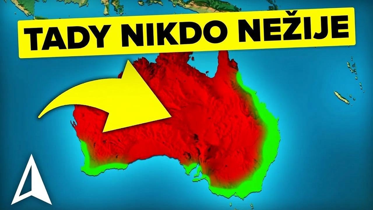 Proč je střed Austrálie úplně prázdný?