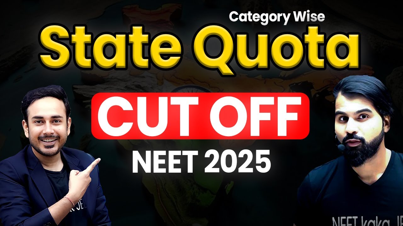 State wise Cut off | Category Wise Cut off for NEET 2025