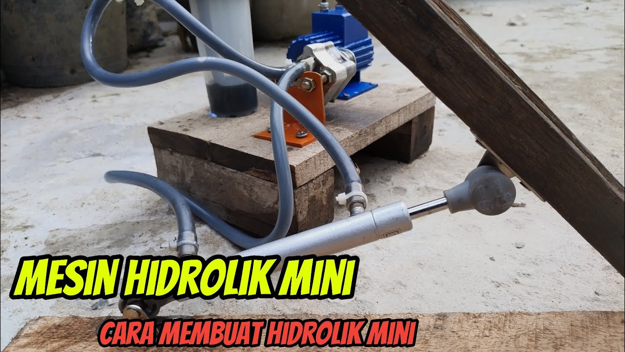 Membuat mesin hidrolik mini ||| Experimet