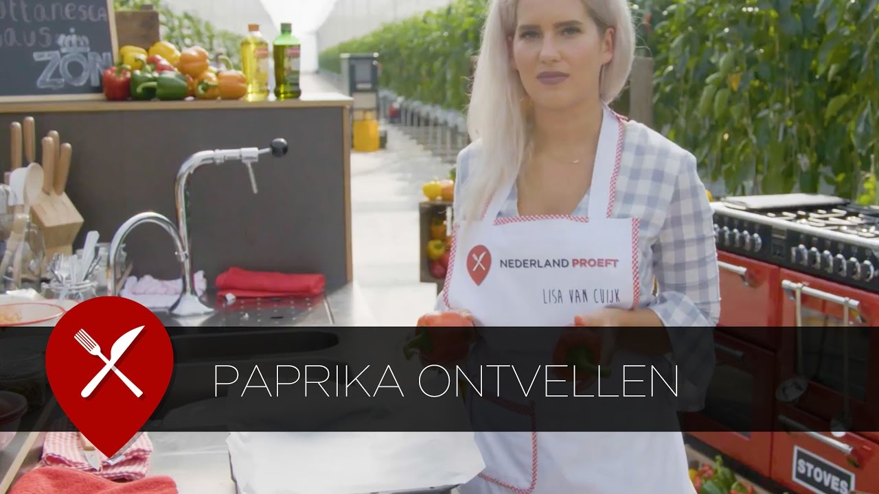 Makkelijk en snel paprika ontvellen