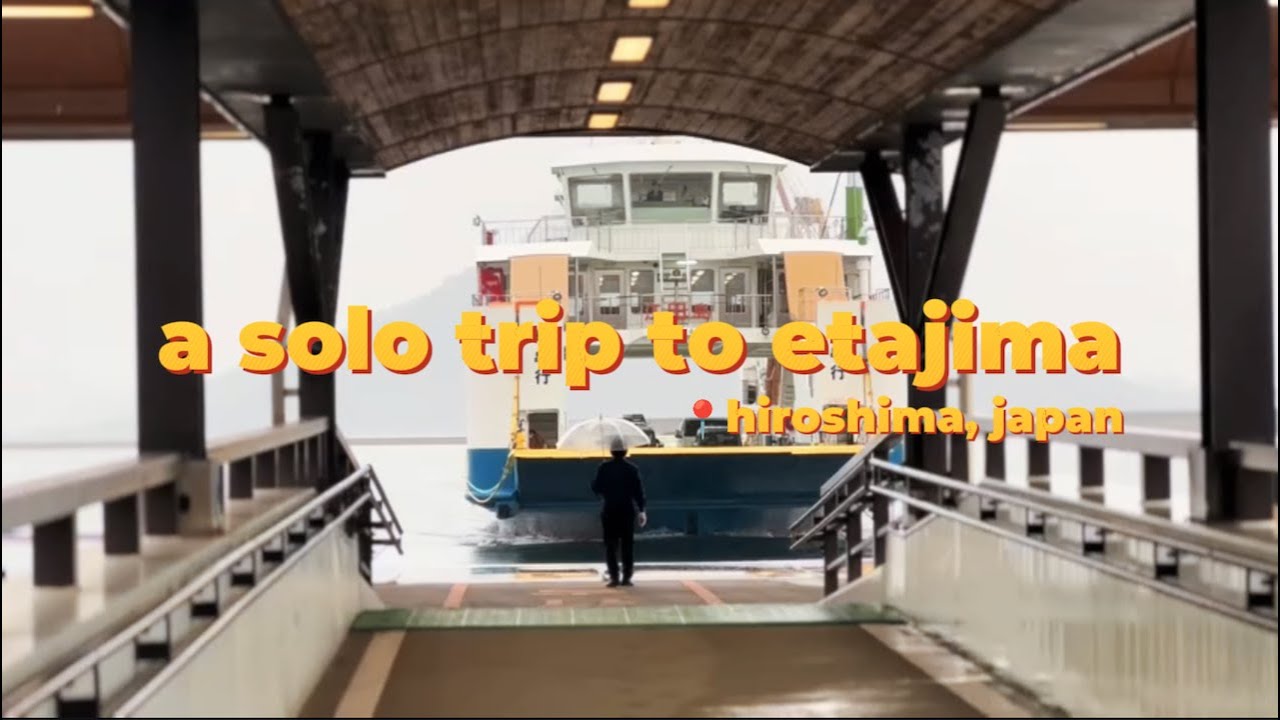 exploring etajima, coastal village, ferry rides, cycling 🚲| living in japan