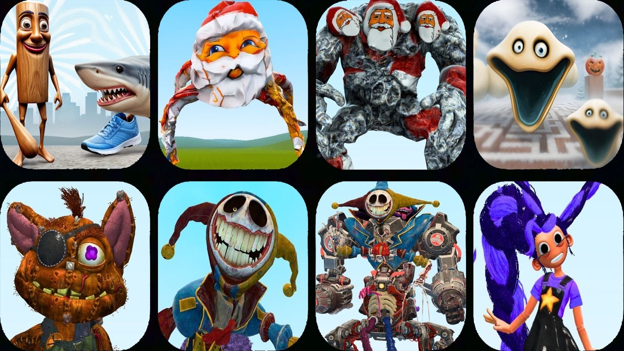 Nextbots In Playground Mod NEW ALL POPPY PLAYTIME CHAPTER 5 VS GOO GOO GAGA In Sandbox In Space