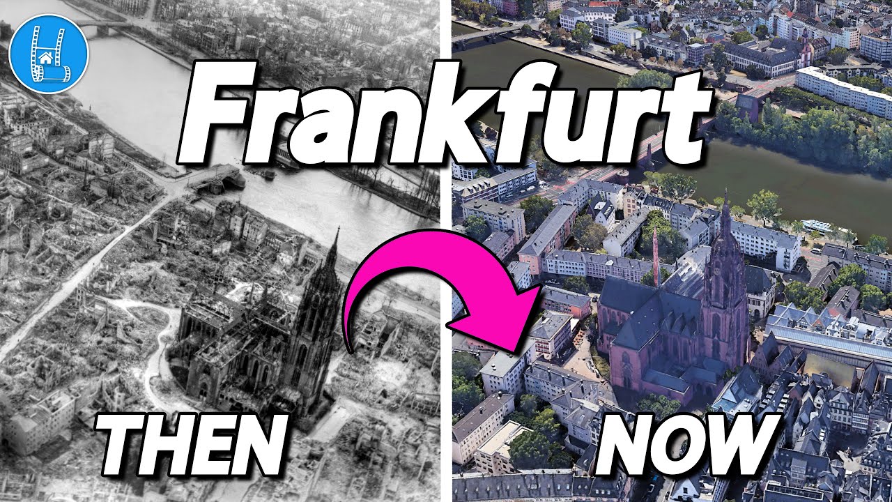 Frankfurt - Then and Now 🇩🇪♥️ 4K