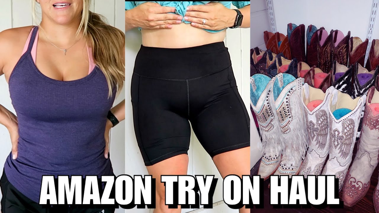 Amazon Activewear Try-On Haul (AMAZING FINDS), Boot DIY You NEED to Try, & Cooking with my Mom!