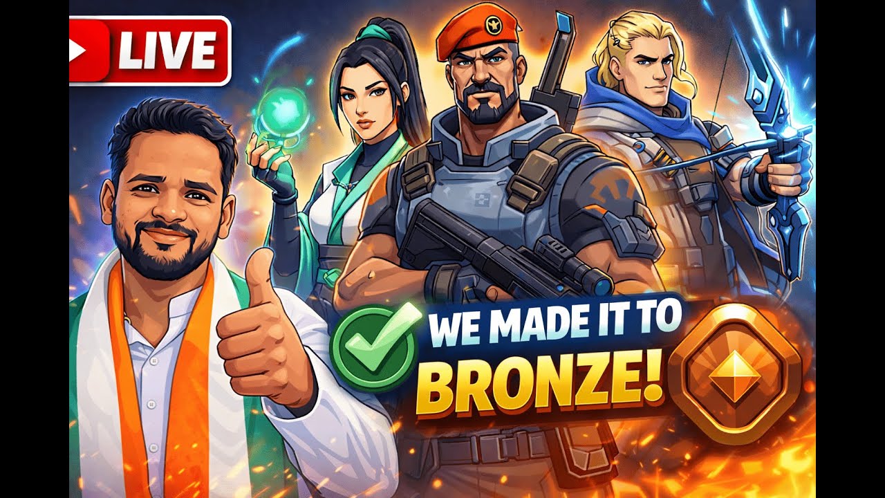 Can We Go From Iron to Bronze?  Part 3 | Solo Queue| Valorant  Live