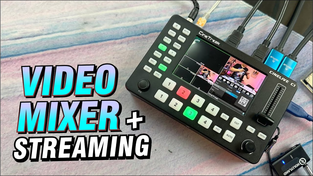 @499 alat LIVE STREAMING SIMPLE | mixer video hdmi switch | CINELIVE CINETREK