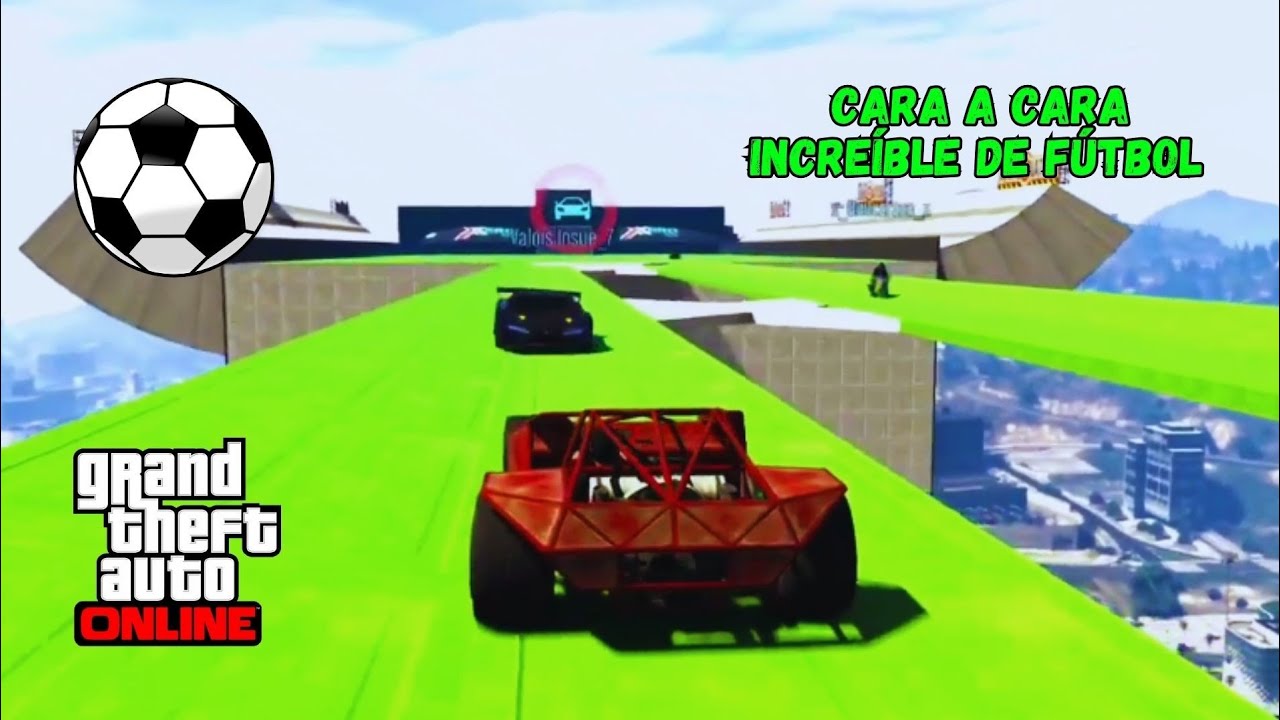 GTA V ONLINE INCREIBLE CARA A CARA DE FUTBOL